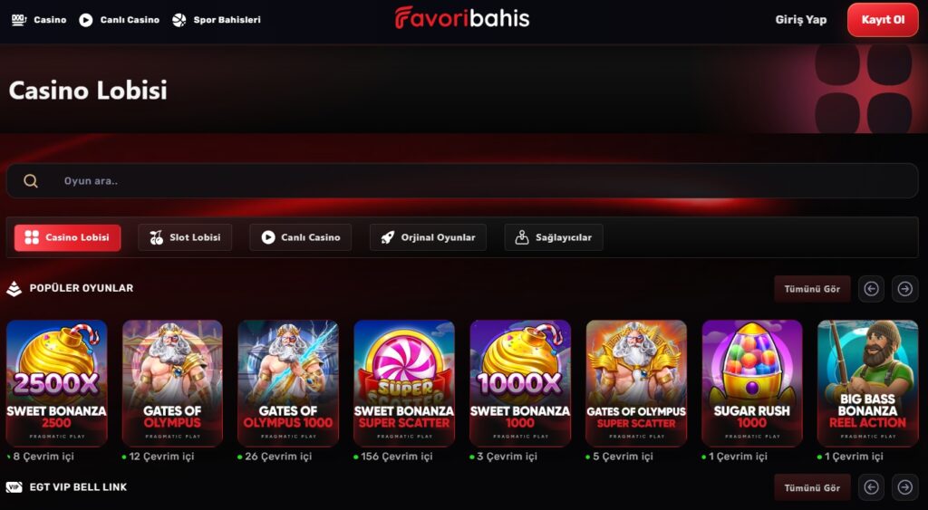 favoribahis casino